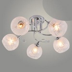 Люстра XA1518B/5 CR хром 5х60W E27 d560 h240, HN23