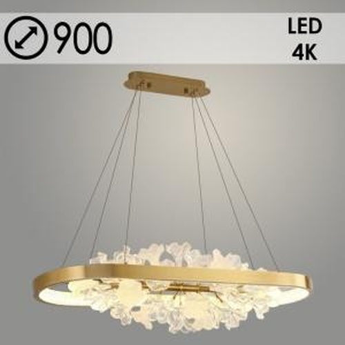 Люстра P726-900L AB бронза 60W LED 4000K d900 h1400, ZOK23