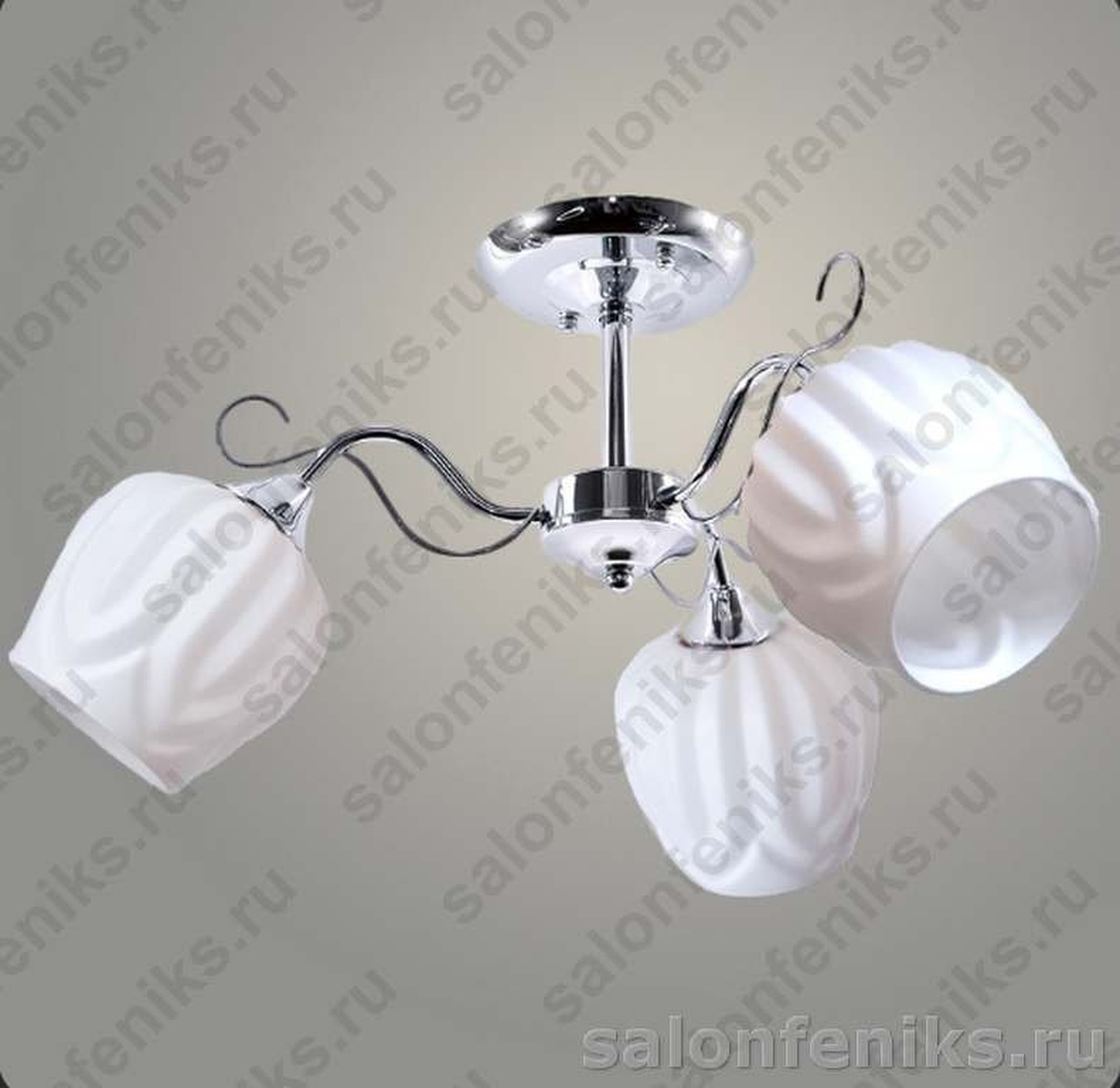 Люстра 11265-2/3 хром  НПБ 01-3х60-210 Е27 3x60W Е27, 1005405495