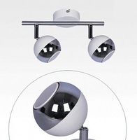 Спот AS-8309-02-7295 chrome+white 2x50W GU10  ADRL 16