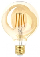 Лампы СВЕТОДИОДНЫЕ F-LED G95-7W-824-E27 gold ЭРА