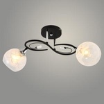 Люстра XA1455B/2 BK+CR черный/хром 2х60W E27 d540 h240, HN23