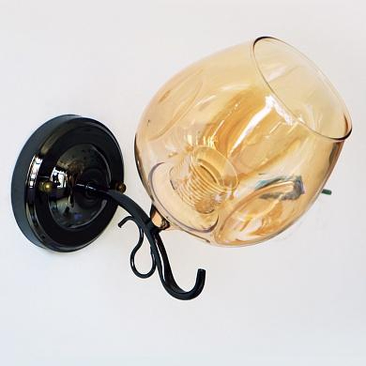 Бра 31948/1W FGD+BK золото/черный 1х40W E27, LNGSH19