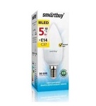 Светодиодная  Лампа Smartbuy-C37F-05W/3000K/E14 FIL