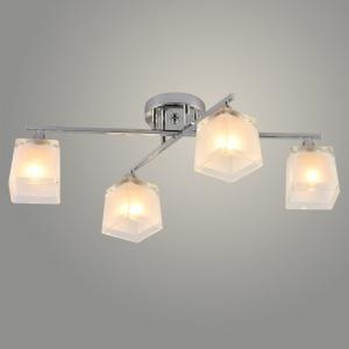Люстра XA1417/4 CR хром 4х60W E27 d600 h200, HN23